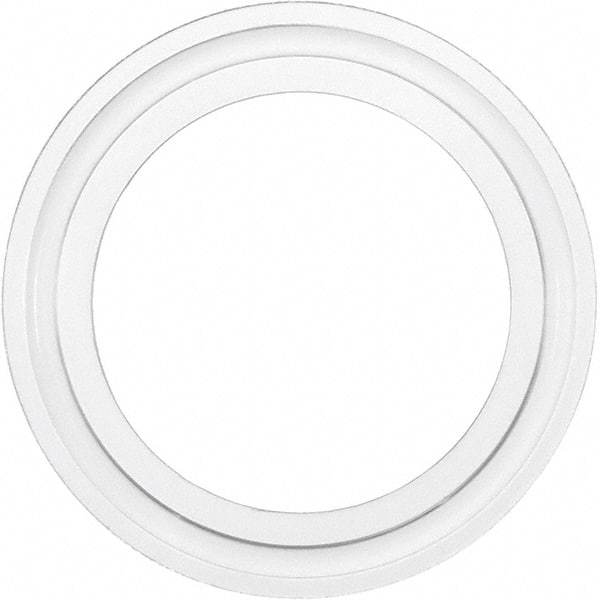 Value Collection - 3/4", Clamp Style, Sanitary Silicone Pipe Gasket - Tube OD Connection - Apex Tool & Supply