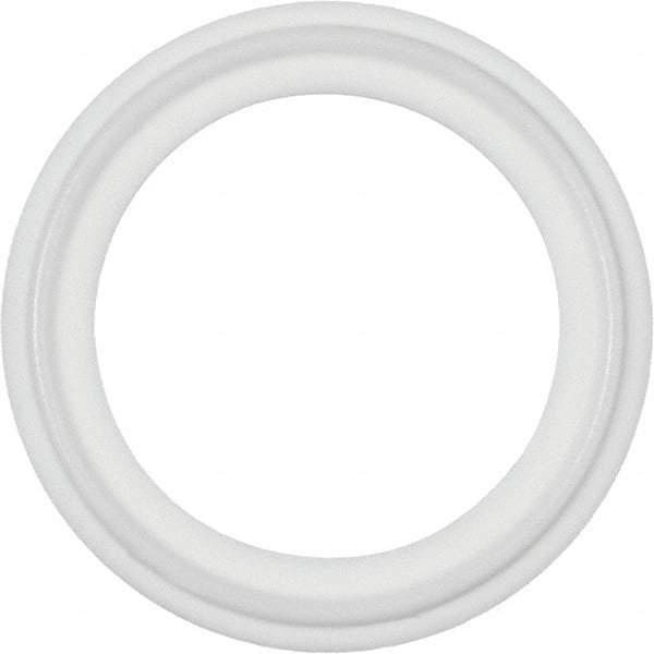 Value Collection - 3/4", Clamp Style, Sanitary Teflon Pipe Gasket - Tube OD Connection - Apex Tool & Supply
