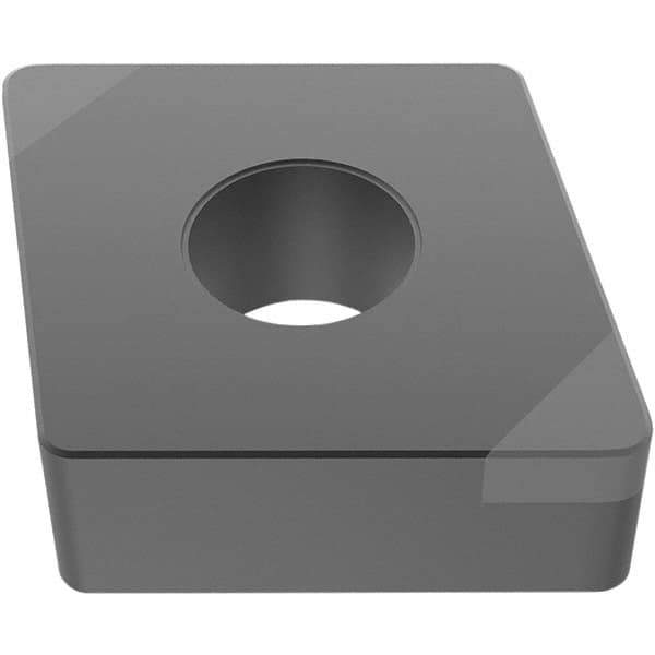 Seco - CNGA434 Grade CBN060K PCBN Turning Insert - TiAlN/TiSiN Finish, Parallelogram, 1/2" Inscr Circle, 4.76mm Thick, 0.03" Corner Radius - Apex Tool & Supply