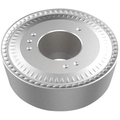 Seco - RCMX250701 R3 Grade TP1501 Carbide Turning Insert - Ti(C/N)/Al2O3/TiN Finish, Round, 25mm Inscr Circle, 7.94mm Thick, 12.5mm Corner Radius - Apex Tool & Supply
