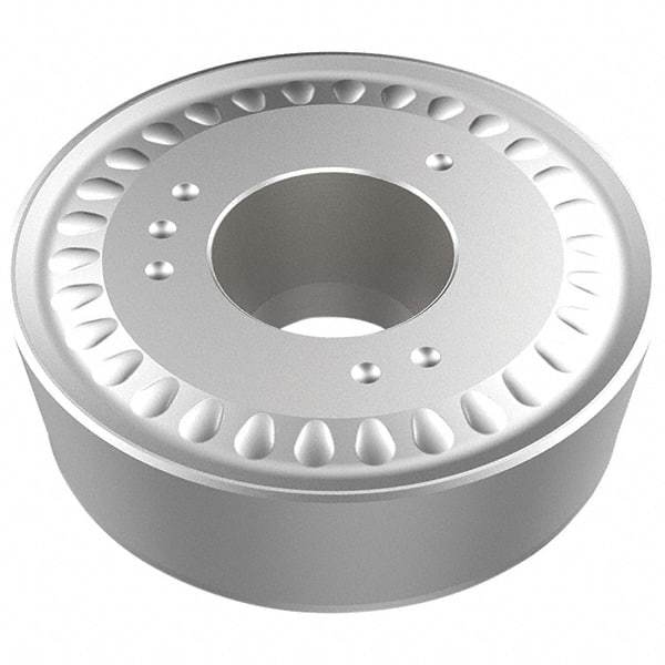 Seco - RCMX250705 RR93 Grade TP1501 Carbide Turning Insert - Ti(C/N)/Al2O3/TiN Finish, Round, 25mm Inscr Circle, 7.94mm Thick, 12.5mm Corner Radius - Apex Tool & Supply