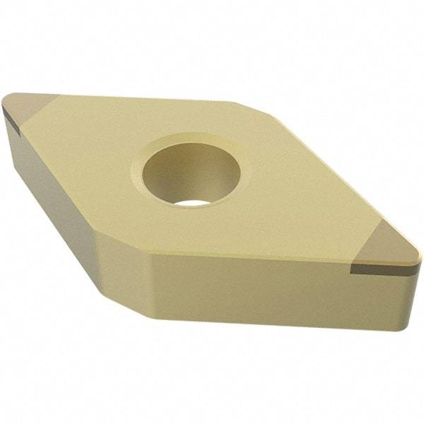 Seco - DNGA433 Grade CH3515 PCBN Turning Insert - TiAlN Finish, Diamond, 1/2" Inscr Circle, 4.76mm Thick, 0.05" Corner Radius - Apex Tool & Supply