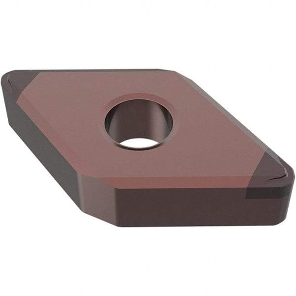 Seco - DNGM150408 Grade CH2540 PCBN Turning Insert - TiSiN Finish, Diamond, 1/2" Inscr Circle, 4.76mm Thick, 0.03" Corner Radius - Apex Tool & Supply