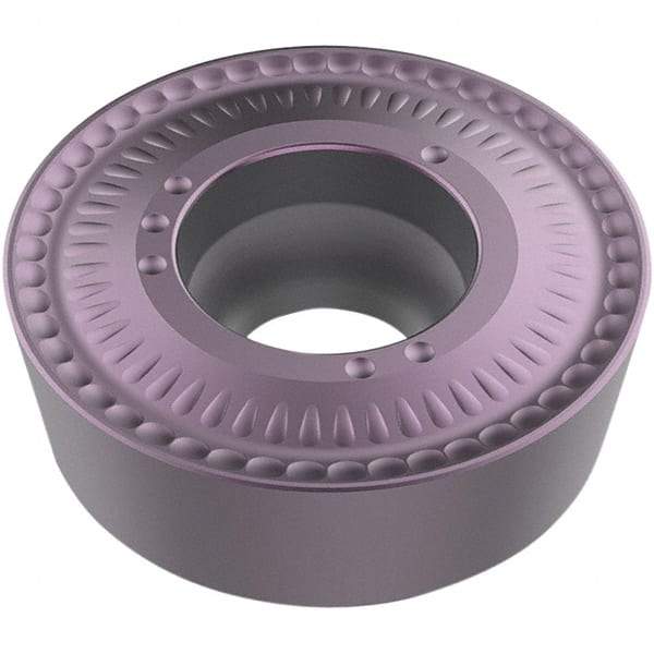 Seco - RCMT2006M0 R3 Grade TS2050 Carbide Turning Insert - TiAlN/TiSiN Finish, Round, 20mm Inscr Circle, 1/4" Thick, 10mm Corner Radius - Apex Tool & Supply