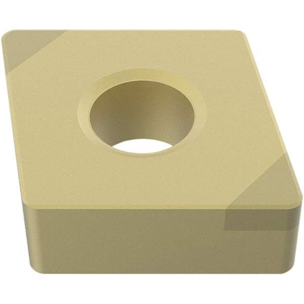 Seco - CNGA432 Grade CH3515 PCBN Turning Insert - TiAlN Finish, Parallelogram, 1/2" Inscr Circle, 4.76mm Thick, 0.03" Corner Radius - Apex Tool & Supply