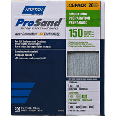 Norton - Sanding Sheets Abrasive Material: Aluminum Oxide Grade: Fine - Apex Tool & Supply