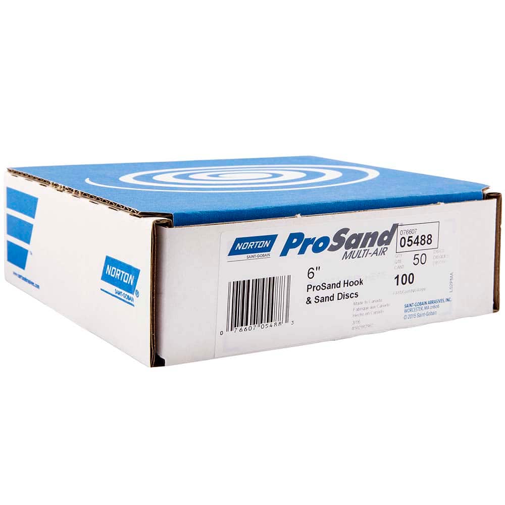 Norton - Hook & Loop Discs Abrasive Type: Coated Disc Diameter (Inch): 6 - Apex Tool & Supply