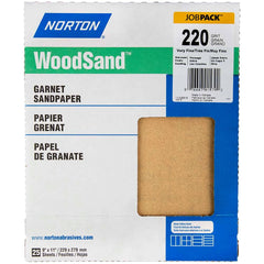 Norton - Sanding Sheets Abrasive Material: Garnet Grade: Very Fine - Apex Tool & Supply