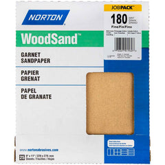Norton - Sanding Sheets Abrasive Material: Garnet Grade: Fine - Apex Tool & Supply