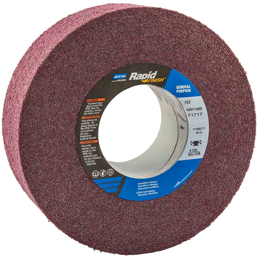 Norton - Deburring Wheels Wheel Type: Convolute Wheel Diameter (Inch): 8 - Apex Tool & Supply