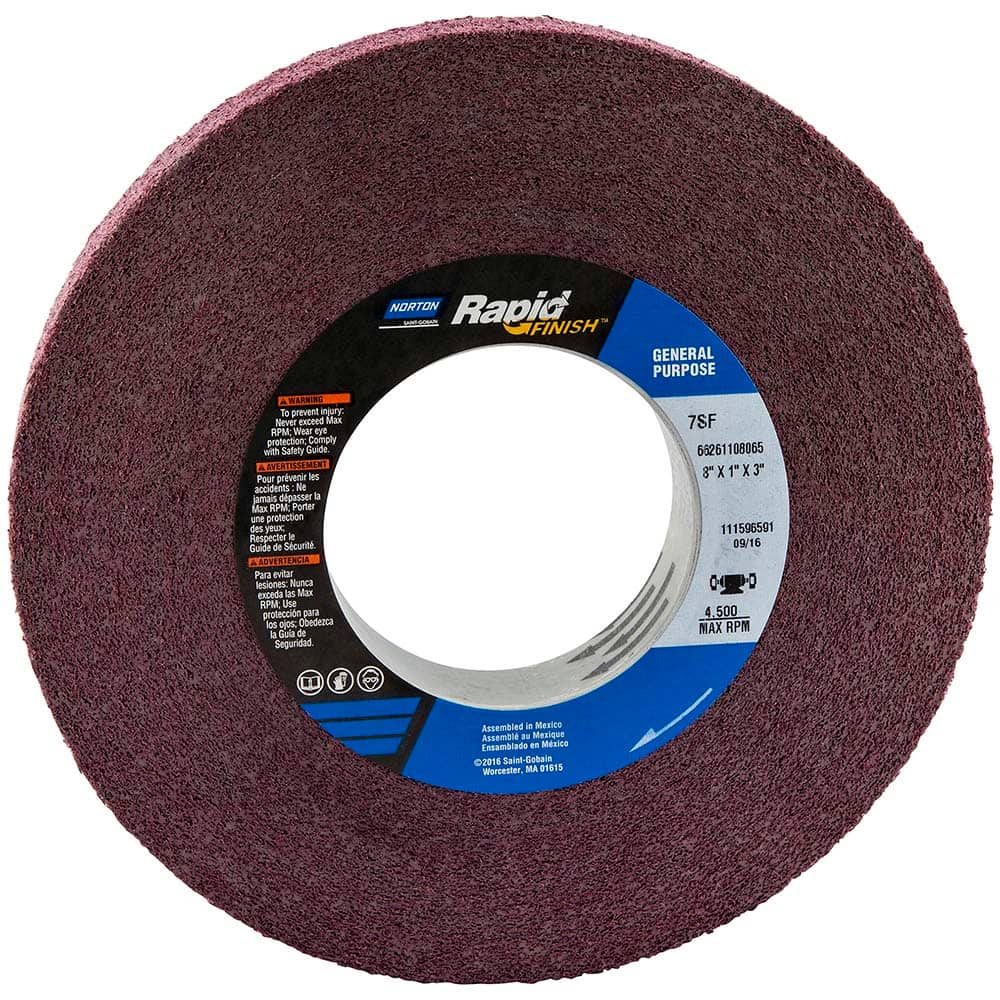 Norton - Deburring Wheels Wheel Type: Convolute Wheel Diameter (Inch): 8 - Apex Tool & Supply
