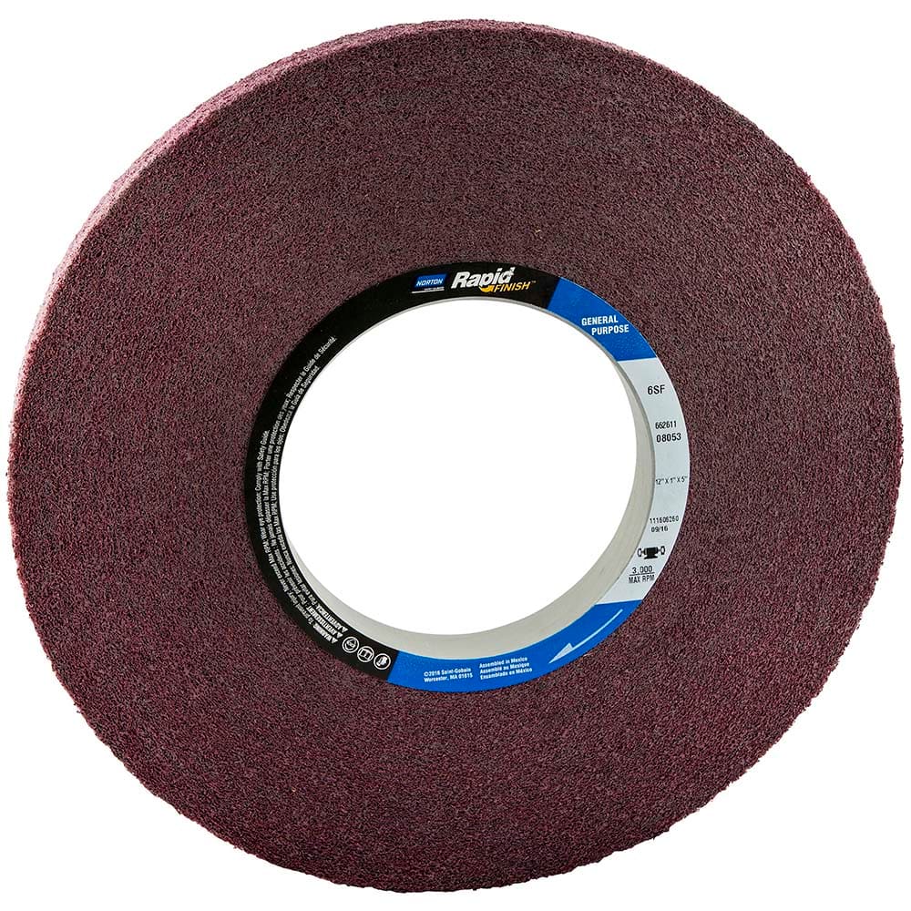 Norton - Deburring Wheels Wheel Type: Convolute Wheel Diameter (Inch): 12 - Apex Tool & Supply
