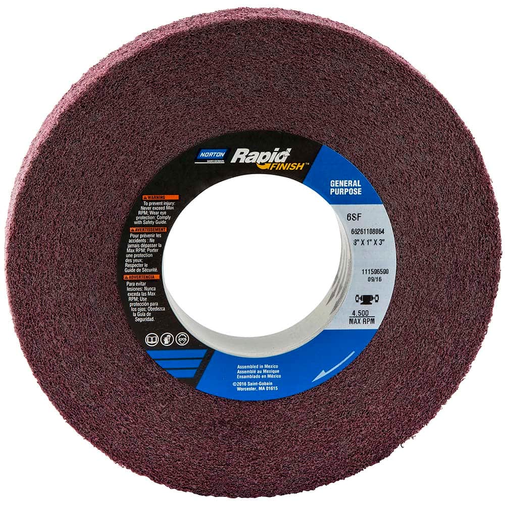 Norton - Deburring Wheels Wheel Type: Convolute Wheel Diameter (Inch): 8 - Apex Tool & Supply