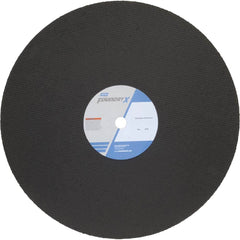 Norton - 20 x 5/32, 1" Hole 24 Grit Zirconia Alumina Cutoff Wheel - Apex Tool & Supply