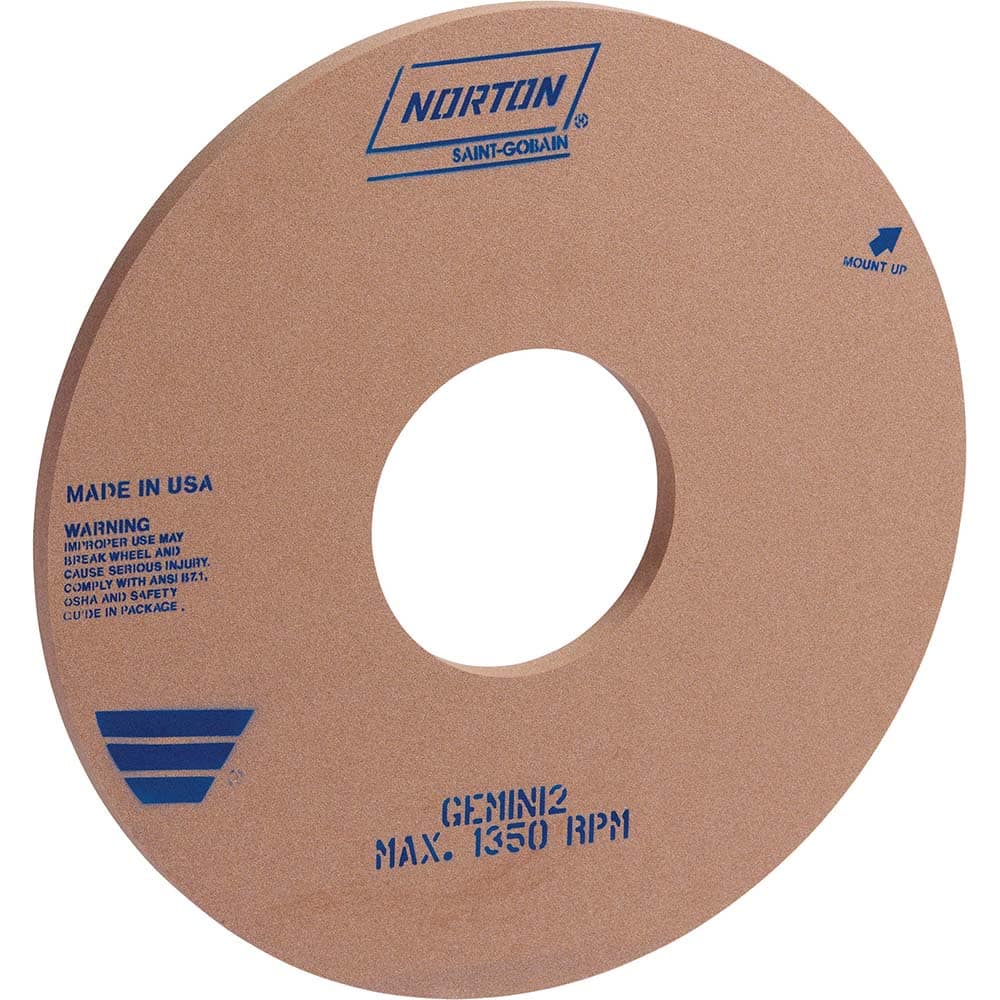 Norton - Centerless & Cylindrical Grinding Wheels Wheel Diameter (Inch): 16 Wheel Width (Inch): 1 - Apex Tool & Supply