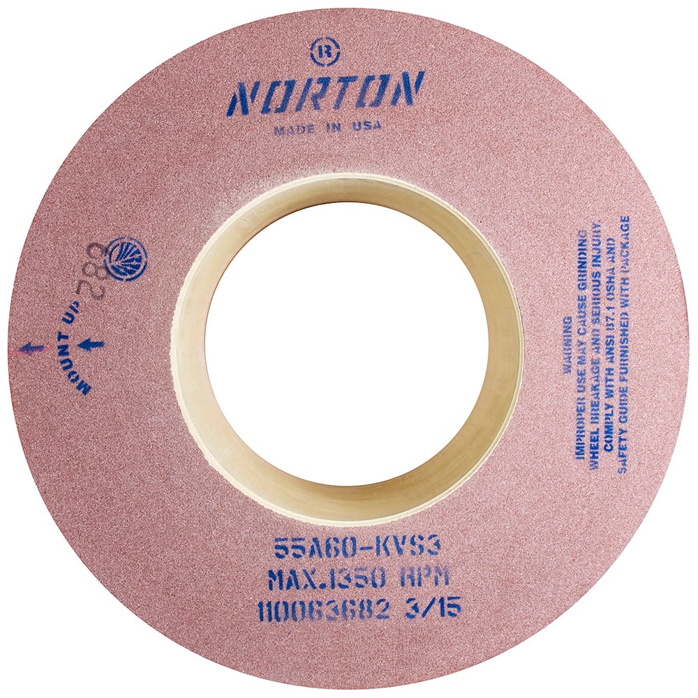 Norton - Centerless & Cylindrical Grinding Wheels Wheel Diameter (Inch): 24 Wheel Width (Inch): 10 - Apex Tool & Supply