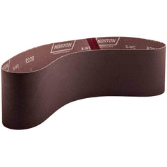 Norton - 4" Wide x 36" OAL, 40 Grit, Aluminum Oxide Abrasive Belt - Apex Tool & Supply