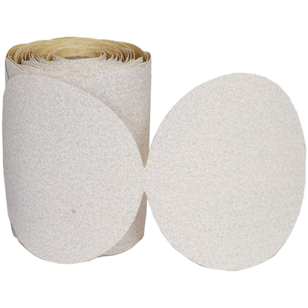 Norton - 5" Diam, 120 Grit Aluminum Oxide Adhesive PSA Disc - Apex Tool & Supply