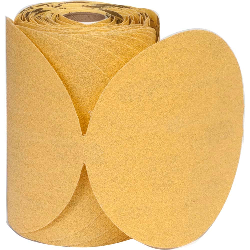 Norton - 5" Diam, 100 Grit Aluminum Oxide Adhesive PSA Disc - Apex Tool & Supply