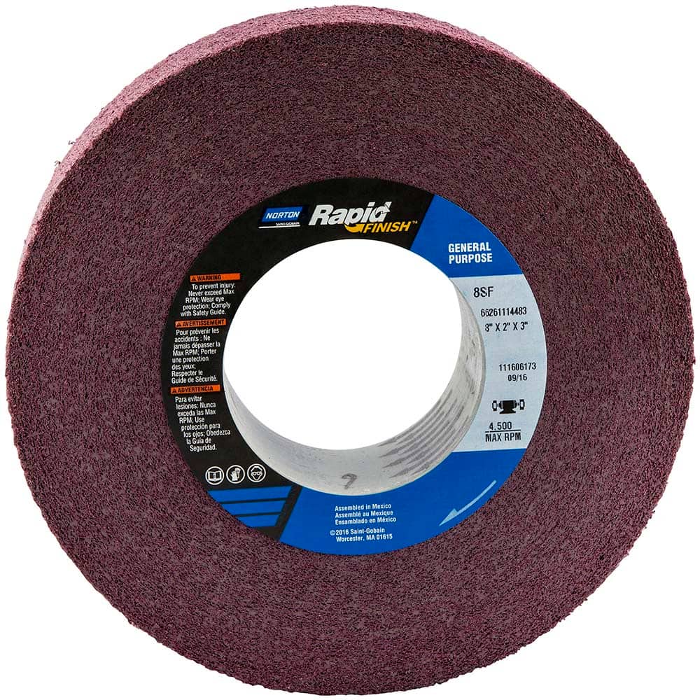 Norton - Deburring Wheels Wheel Type: Convolute Wheel Diameter (Inch): 8 - Apex Tool & Supply