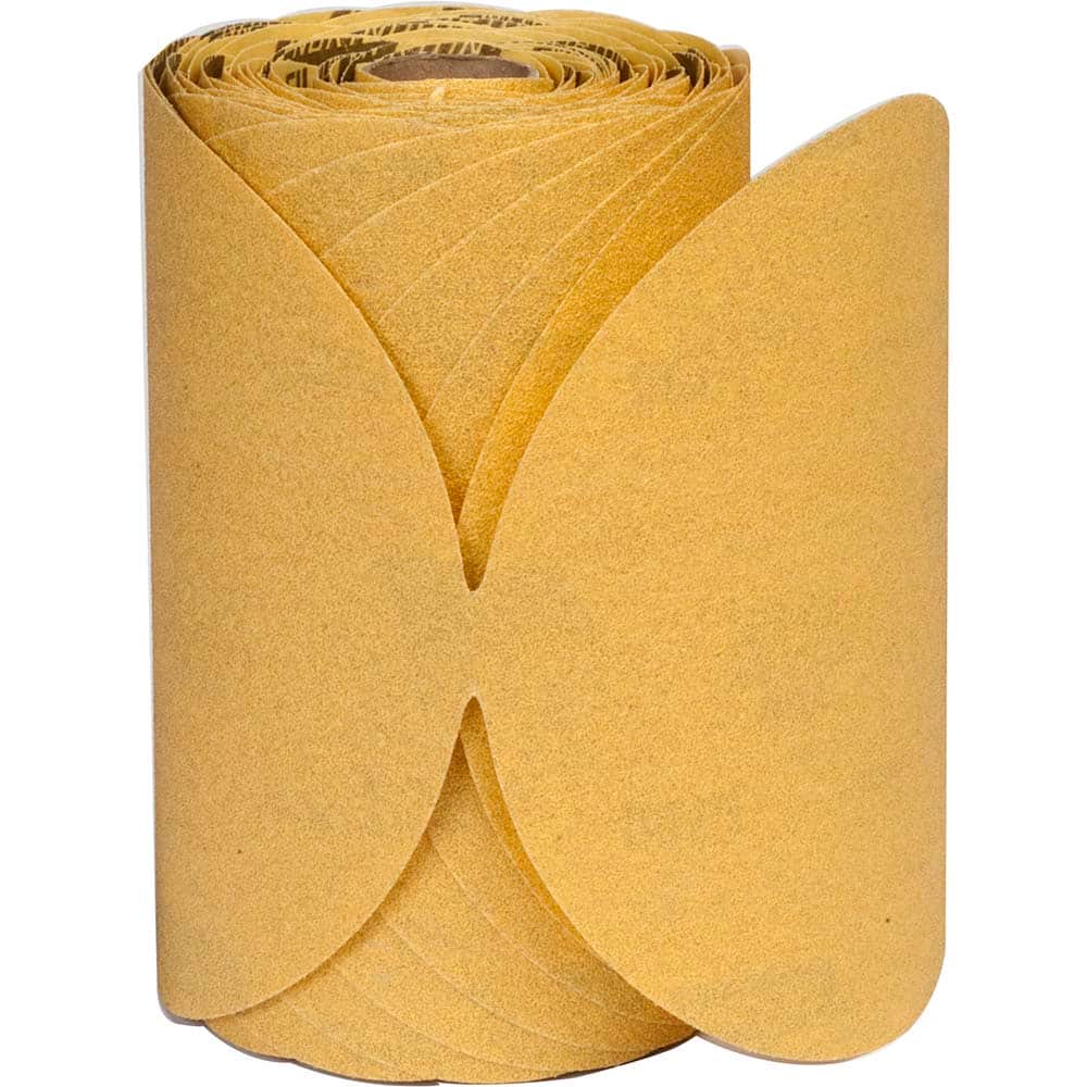Norton - 6" Diam, 100 Grit Aluminum Oxide Adhesive PSA Disc - Apex Tool & Supply