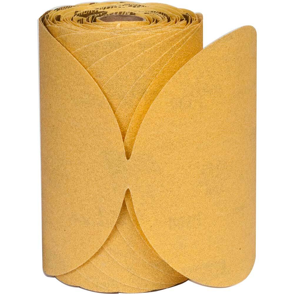 Norton - 6" Diam, 150 Grit Aluminum Oxide Adhesive PSA Disc - Apex Tool & Supply