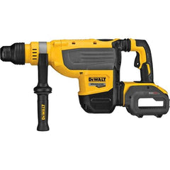 DeWALT - 60 Volt 1-7/8" SDS Max Chuck Cordless Rotary Hammer - 1,350 to 2,705 BPM, 177 to 355 RPM, Reversible - Apex Tool & Supply