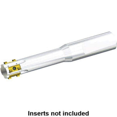 Kennametal - Whistle Notch Shank Connection, 5/8" Cutting Width, 1mm Max Depth of Cut, Indexable Slotting Cutter - KGEM Toolholder, KGIP0125N0189GD Insert - Apex Tool & Supply