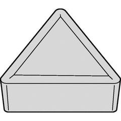 Kennametal - TPMR321 NONE Grade KCP25B Carbide Turning Insert - TiOCN Finish, 60° Triangle, 3/8" Inscr Circle, 1/8" Thick, 1/64" Corner Radius - Apex Tool & Supply