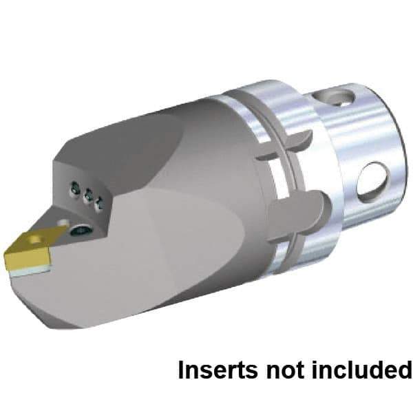 Kennametal - Neutral Cut, Size KM4X63, DN.. 150608 & DN.. 442 Insert Compatiblity, Internal Modular Turning & Profiling Cutting Unit Head - 115mm Head Length, Through Coolant, Series KM4X - Apex Tool & Supply