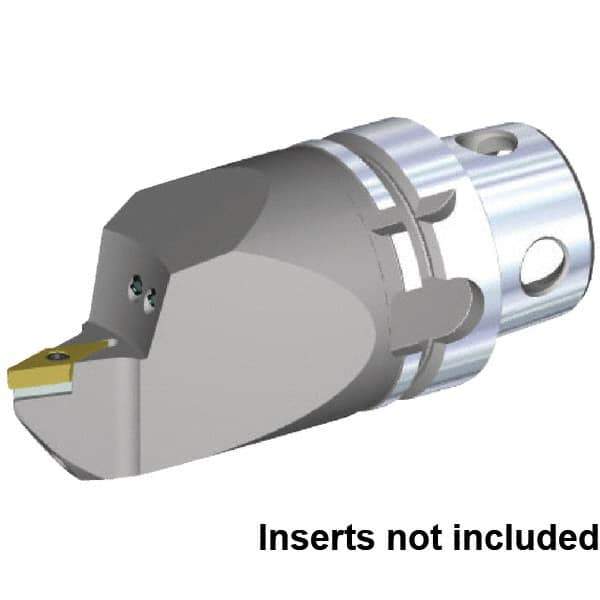 Kennametal - Neutral Cut, Size KM4X63, VB.. 160408 & VB.. 332 Insert Compatiblity, Internal Modular Turning & Profiling Cutting Unit Head - 115mm Head Length, Through Coolant, Series KM4X - Apex Tool & Supply