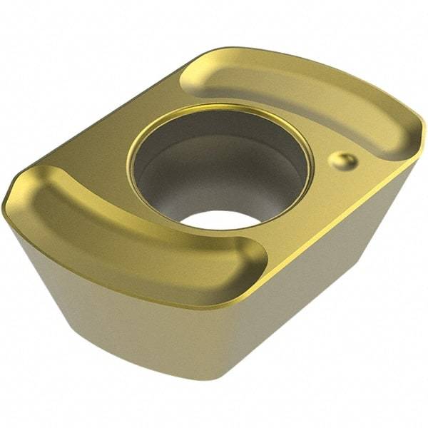 Seco - LPKT09T420 M13 Grade MP3000 Carbide Milling Insert - TiAlN Finish, 4.76mm Thick, 2mm Corner Radius - Apex Tool & Supply