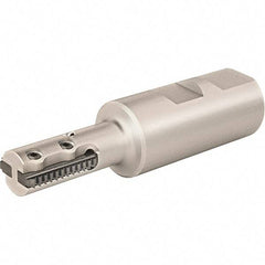 Vargus - 0.67" Cut Diam, 1.45" Max Depth of Cut, 3/4" Shank Diam, Internal/External Indexable Thread Mill - Insert Style 25S, 2 Inserts, Toolholder Style RTMC, 3.622" OAL - Apex Tool & Supply
