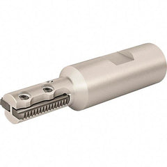 Vargus - 0.594" Cut Diam, 1.18" Max Depth of Cut, 3/4" Shank Diam, Internal/External Indexable Thread Mill - Insert Style 24M, 1 Insert, Toolholder Style RTMC, 3.386" OAL - Apex Tool & Supply