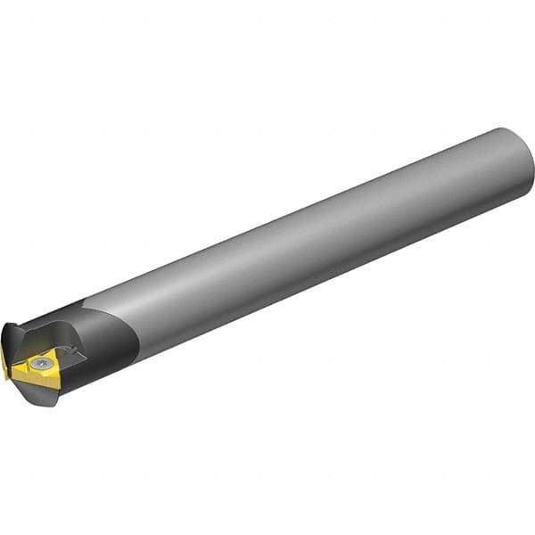 Vargus - 1.24" Cut Diam, 5.3" Max Depth of Cut, 1" Shank Diam, Internal/External Indexable Thread Mill - Insert Style 2UI, 1/4" Insert Size, 4 Inserts, Toolholder Style CTM SC, 7.598" OAL - Apex Tool & Supply