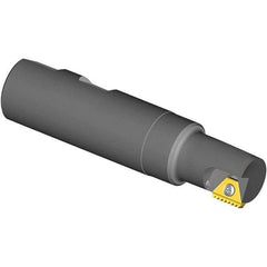 Vargus - 0.748" Cut Diam, 0.91" Max Depth of Cut, 3/4" Shank Diam, Internal/External Indexable Thread Mill - Insert Style 3, 3/8" Insert Size, 1 Insert, Toolholder Style TMNC, 3.386" OAL - Apex Tool & Supply