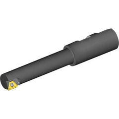 Vargus - 30mm Cut Diam, 92mm Max Hole Depth, 25mm Shank Diam, Internal/External Indexable Thread Mill - Insert Style 5, 5/8" Insert Size, 1 Insert, Toolholder Style TMLC, 150mm OAL - Apex Tool & Supply