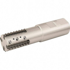 Vargus - 1.181" Cut Diam, 1.69" Max Depth of Cut, 1-1/4" Shank Diam, Internal/External Indexable Thread Mill - Insert Style 41B, 3 Inserts, Toolholder Style RTMC, 4.134" OAL - Apex Tool & Supply