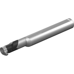 Vargus - Internal Thread, Right Hand Cut, 12mm Shank Width x 11mm Shank Height Indexable Threading Toolholder - 110mm OAL, V14TH Insert Compatibility, CV Toolholder, Series Mini-V Reinforced - Apex Tool & Supply