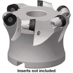 Kennametal - 28.12mm Cut Diam, 5mm Max Depth, 1/2" Arbor Hole, 5 Inserts, RP.. 10T3 Insert Style, Indexable Copy Face Mill - 7713VR10 Cutter Style, 47,000 Max RPM, 32mm High, Through Coolant, Series 7713 - Apex Tool & Supply