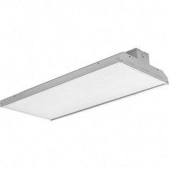 Eiko Global - 1 Lamp, 162 Watts, LED, High Bay Fixture - 2' Long x 92.5mm High x 440mm Wide, 120-277 Volt, Steel Housing - Apex Tool & Supply