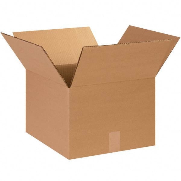 Made in USA - Pack of (15), 14" Wide x 14" Long x 12" High Heavy-Duty Corrugated Boxes - Apex Tool & Supply