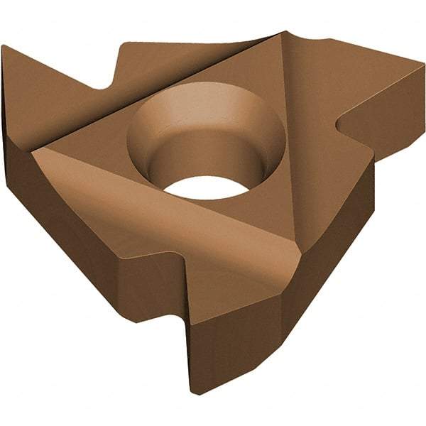 Vargus - 3IL Internal Left Hand 48-8 Partial 60 Laydown Threading Insert - Grade VRX, AlTiN Coated Carbide - Apex Tool & Supply
