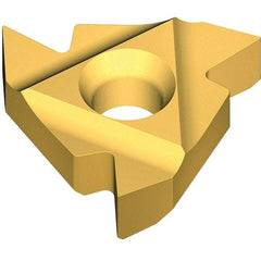 Vargus - 2ER External Right Hand 20 PG Laydown Threading Insert - Grade VKX, TiN Coated Carbide - Apex Tool & Supply