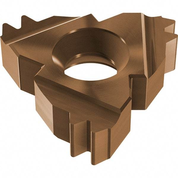 Vargus - 4FER External Right Hand 11.5 NPT Laydown Threading Insert - Grade VRX, AlTiN Coated Carbide - Apex Tool & Supply