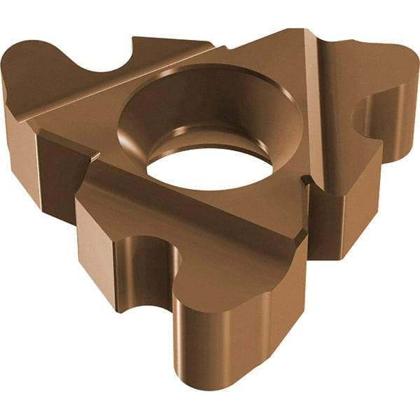 Vargus - 4FER External Right Hand 4 RD Laydown Threading Insert - Grade VRX, AlTiN Coated Carbide - Apex Tool & Supply