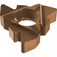 Vargus - 4FER External Right Hand 6 W Laydown Threading Insert - Grade VRX, AlTiN Coated Carbide - Apex Tool & Supply