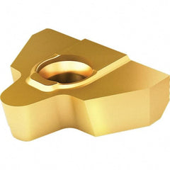 Vargus - 5MGER External Right Hand RD20400 Laydown Threading Insert - Grade VKX, TiN Coated Carbide, 15.88mm Inscribed Circle - Apex Tool & Supply