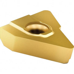Vargus - 5MGIR Internal Right Hand 2 Acme 3G Laydown Threading Insert - Grade VKX, TiN Coated Carbide, 15.88mm Inscribed Circle - Apex Tool & Supply