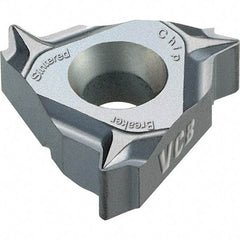 Vargus - 3JER External Right Hand ISO Laydown Threading Insert - Grade VKX, TiN Coated Carbide - Apex Tool & Supply